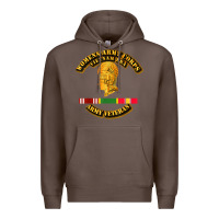 Coffee Womens Army Corps Vietnam Era Veteran Mother Day Gift Premium Hoodie - trangStudio