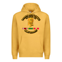 Mustard Womens Army Corps Vietnam Era Veteran Mother Day Gift Premium Hoodie - trangStudio