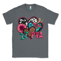 Charcoal Heather pta physical therapy assistant hearts Classic Tee - Jasminsmagicworld