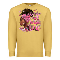 Antique Gold in october we wear pink Premium Sweatshirt - BarkalooDesign