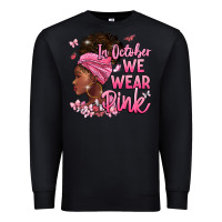 Black in october we wear pink Premium Sweatshirt - BarkalooDesign
