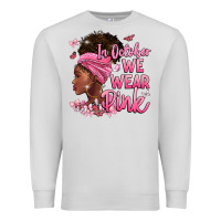 Dove Grey in october we wear pink Premium Sweatshirt - BarkalooDesign