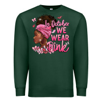 Sports Green in october we wear pink Premium Sweatshirt - BarkalooDesign
