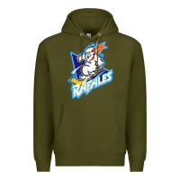 Army Green Quebec Rafales Premium Hoodie - PixelFlow