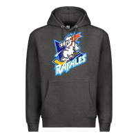Charcoal Heather Quebec Rafales Premium Hoodie - PixelFlow