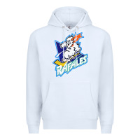 White Quebec Rafales Premium Hoodie - PixelFlow