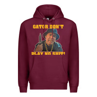 Burgundy Gator Don'T Play No Shit! (2) Premium Hoodie - trangStudio