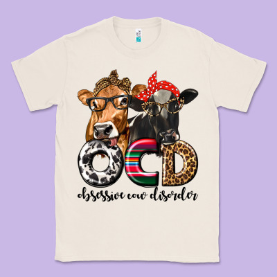 Ocd Obsessive Cow Disorder Classic Tee Designed By Texasbilliewilder