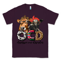 Plum OCD Obsessive Cow Disorder Classic Tee - texasbilliewilder