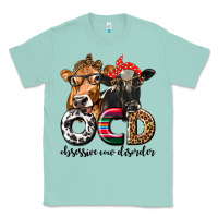 Seafoam OCD Obsessive Cow Disorder Classic Tee - texasbilliewilder