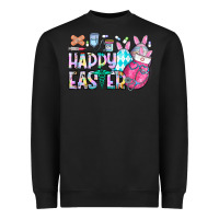 Black happy easter nurse Heavyweight Sweatshirt - CowhideDigitalArt