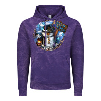 Cloud Purple hello winter Vintage Hoodie - CowGirlArtShop