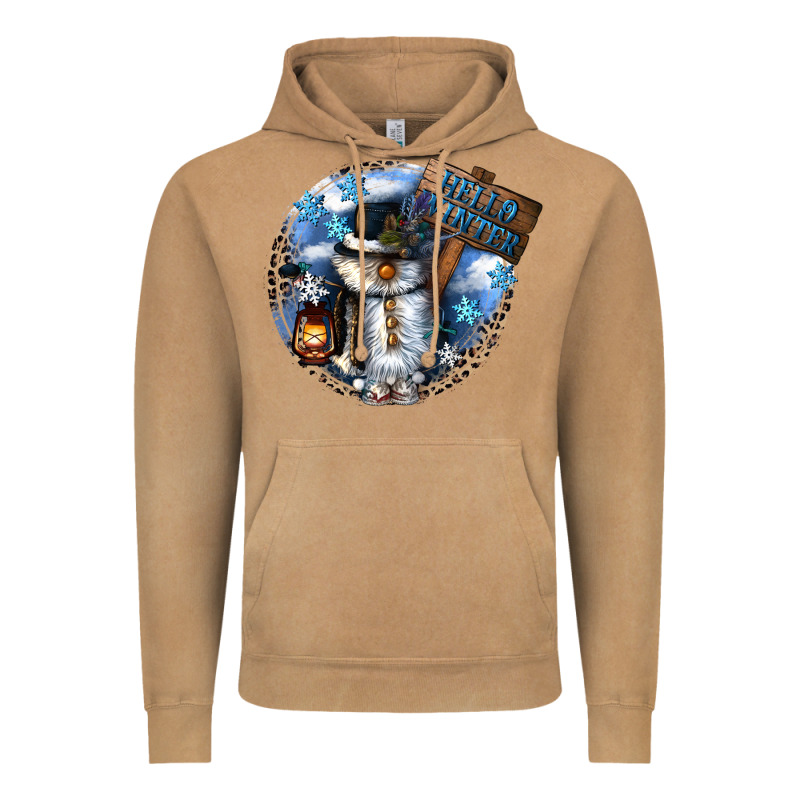Hello Winter Vintage Hoodie by CowGirlArtShop | Teevron