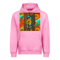 Fuchsia Pink with god all things are possible Urban Hoodie - AdoDesignShop