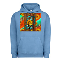 Pigment Pebble Blue with god all things are possible Urban Hoodie - AdoDesignShop