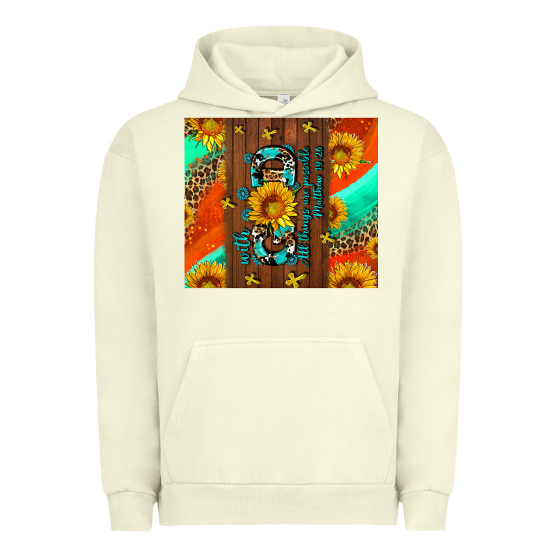 With God All Things Are Possible Urban Hoodie by AdoDesignShop | Teevron