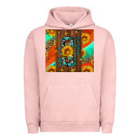 Pigment Salmon with god all things are possible Urban Hoodie - AdoDesignShop