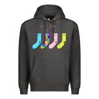 Charcoal Heather Titi Pretty Art Being Different Is Cool Premium Hoodie - CowhideDigitalArt