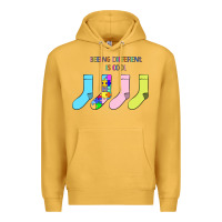 Mustard Titi Pretty Art Being Different Is Cool Premium Hoodie - CowhideDigitalArt