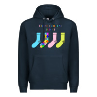 Navy Titi Pretty Art Being Different Is Cool Premium Hoodie - CowhideDigitalArt