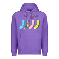 Purple Titi Pretty Art Being Different Is Cool Premium Hoodie - CowhideDigitalArt