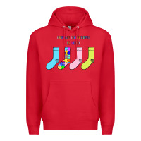 Red Titi Pretty Art Being Different Is Cool Premium Hoodie - CowhideDigitalArt