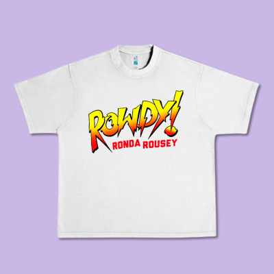 Ronda Rousey Merch Rowdy Ronda Rousey Shirt Urban Heavy Tee Designed By Inspiradesign