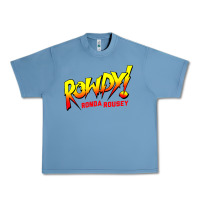 Pebble Blue Ronda Rousey Merch Rowdy Ronda Rousey Shirt Urban Heavy Tee - InspiraDesign