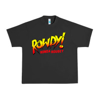 Pigment Black Ronda Rousey Merch Rowdy Ronda Rousey Shirt Urban Heavy Tee - InspiraDesign