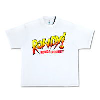 White Ronda Rousey Merch Rowdy Ronda Rousey Shirt Urban Heavy Tee - InspiraDesign