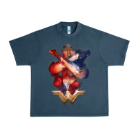 Midnight Navy wonder woman movie arms crossed t shirt Urban Heavy Tee - InspiraDesign