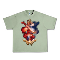 Oil Green wonder woman movie arms crossed t shirt Urban Heavy Tee - InspiraDesign
