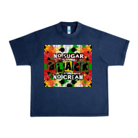Navy no sugar no cream black tumbler Urban Heavy Tee - CowGirlArtShop
