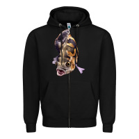 Black Oscar Zipper Hoodie - LillyAllenDesigns