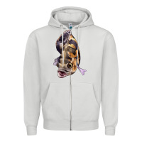 Dove Grey Oscar Zipper Hoodie - LillyAllenDesigns