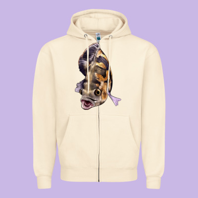 Oscar Zipper Hoodie Designed By Lillyallendesigns