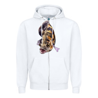 White Oscar Zipper Hoodie - LillyAllenDesigns
