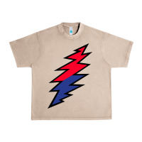 French Oak Lazy Lightning Bolt Urban Heavy Tee - InspiraDesign