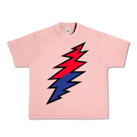 Salmon Lazy Lightning Bolt Urban Heavy Tee - InspiraDesign