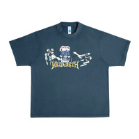 Midnight Navy Megadeath caught Urban Heavy Tee - InspiraDesign