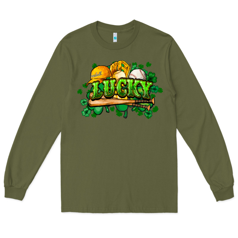 St. Patrick's Day Baseball Long Sleeve Tee by HowdyJamesFarm | Teevron