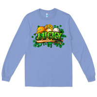 Colony Blue St. Patrick's Day Baseball Long Sleeve Tee - HowdyJamesFarm