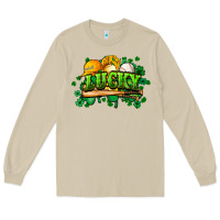 Mushroom St. Patrick's Day Baseball Long Sleeve Tee - HowdyJamesFarm
