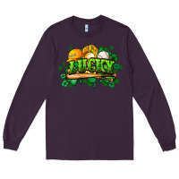 Plum St. Patrick's Day Baseball Long Sleeve Tee - HowdyJamesFarm
