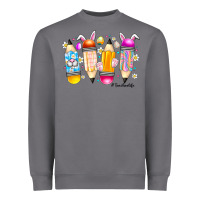 Storm Easter Teacher Life Heavyweight Sweatshirt - CowhideDigitalArt
