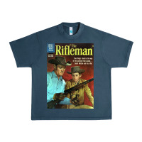 Midnight Navy The Rifleman Retro Western Urban Heavy Tee - ArtChic