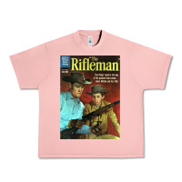 Salmon The Rifleman Retro Western Urban Heavy Tee - ArtChic
