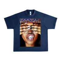 Navy erykah badu baduizm 1 Urban Heavy Tee - ArtChic