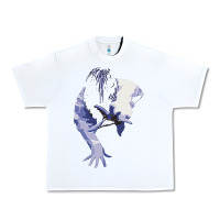 White sadako 1 Urban Heavy Tee - ArtChic
