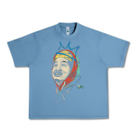 Pebble Blue animated bobby lee tiger belly Urban Heavy Tee - ArtChic